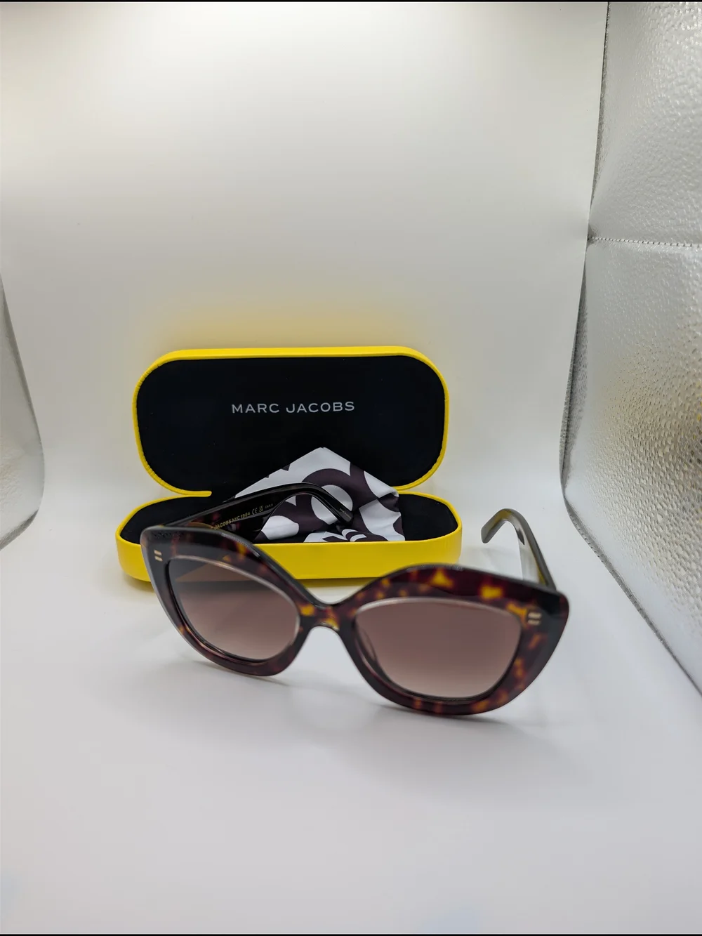 NWT Marc Jacobs The Sunglasses MARC 800/S Havana Tortoise Cat Eye Sunglasses